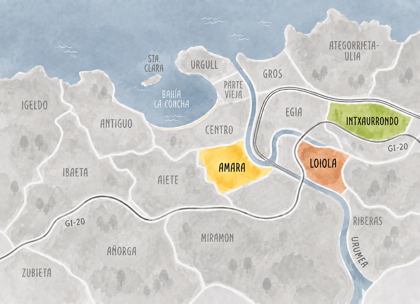 Vivir en Donostia: PARTE 3: Amara, Loiola e Intxaurrondo