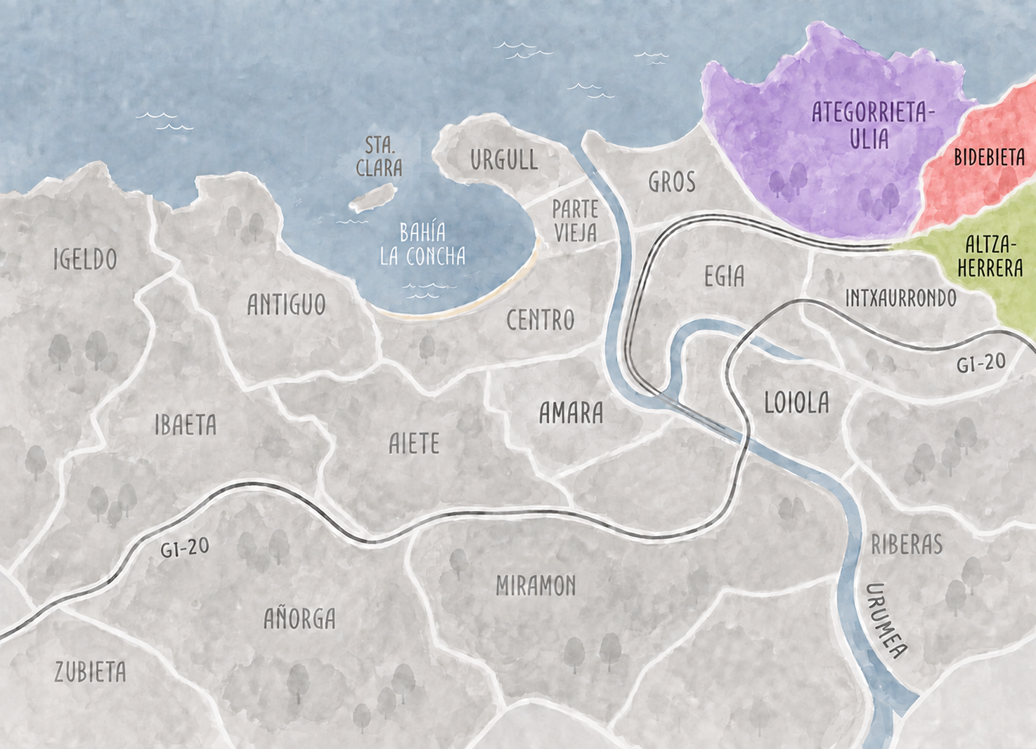 Vivir en Donostia: PARTE 4: Ategorrieta-Ulia, Altza-Herrera y Bidebieta